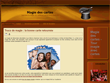 Tablet Screenshot of magiedescartes.com
